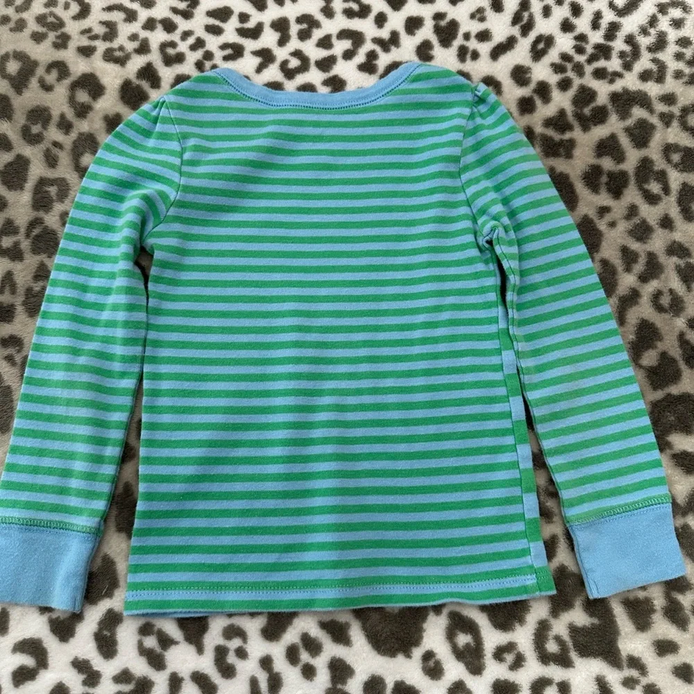 Old Navy Striped T-shirt in Blue Green Size 2T Girls